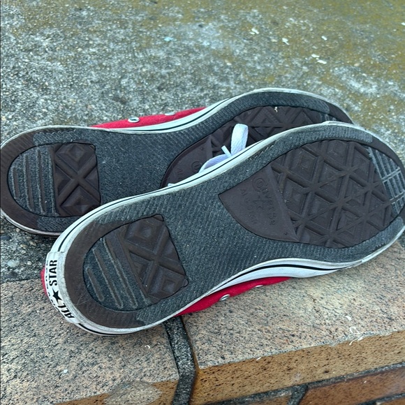 Red Canvas CONVERSE sneakers M11 W13 - Picture 5 of 9